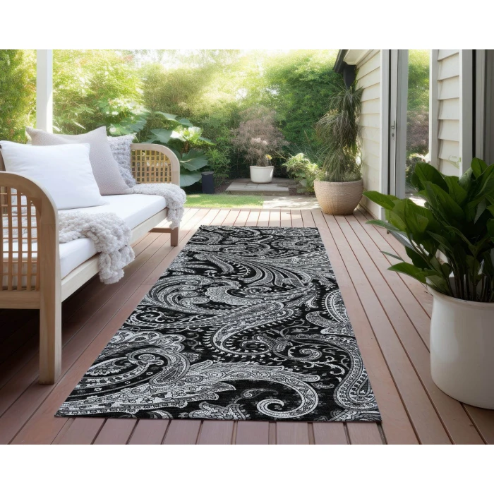 Chantille ACN654 Black 2'3" x 7'6" Rug