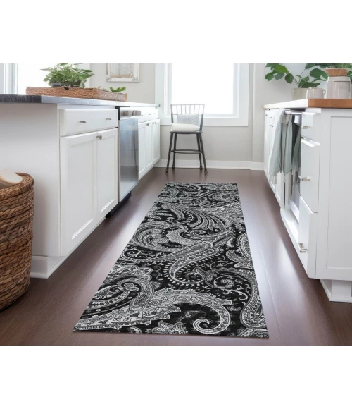 Chantille ACN654 Black 2'3" x 7'6" Rug
