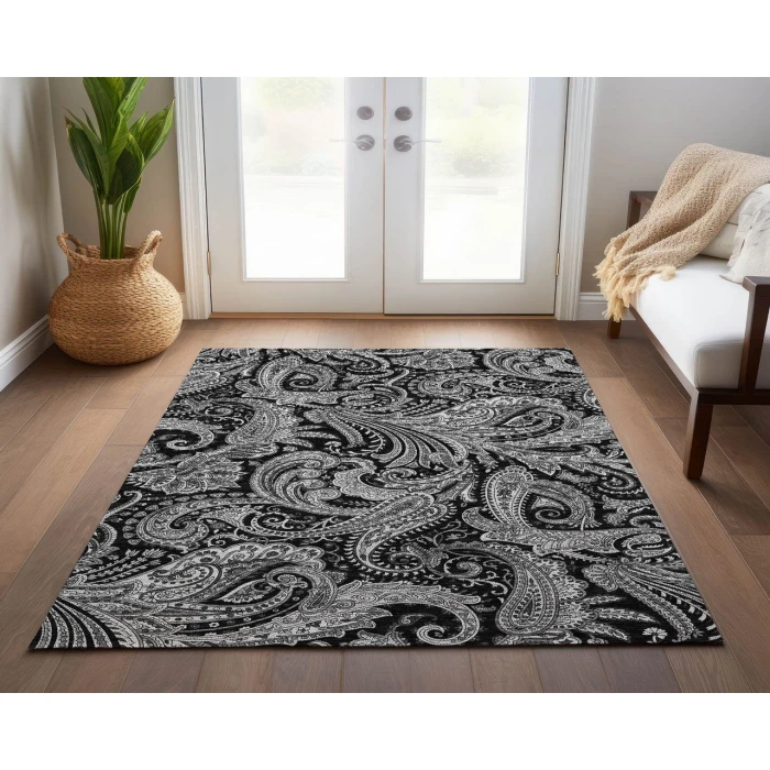 Chantille ACN654 Black 9' x 12' Rug