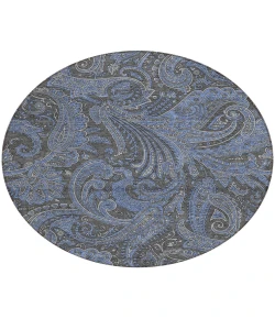 Addison Chantille ACN654 Charcoal 8 ft. x 8 ft. Round Rug