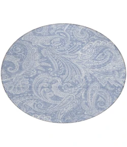 Addison Chantille ACN654 Denim 8 ft. x 8 ft. Round Rug