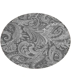 Addison Chantille ACN654 Gray 8 ft. x 8 ft. Round Rug