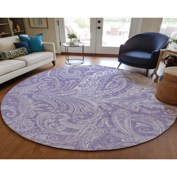 Chantille ACN654 Lavender 8' x 8' Rug