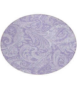Addison Chantille ACN654 Lavender 8 ft. x 8 ft. Round Rug