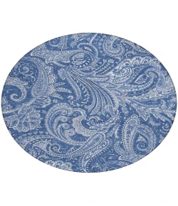 Addison Chantille ACN654 Navy 8 ft. x 8 ft. Round Rug