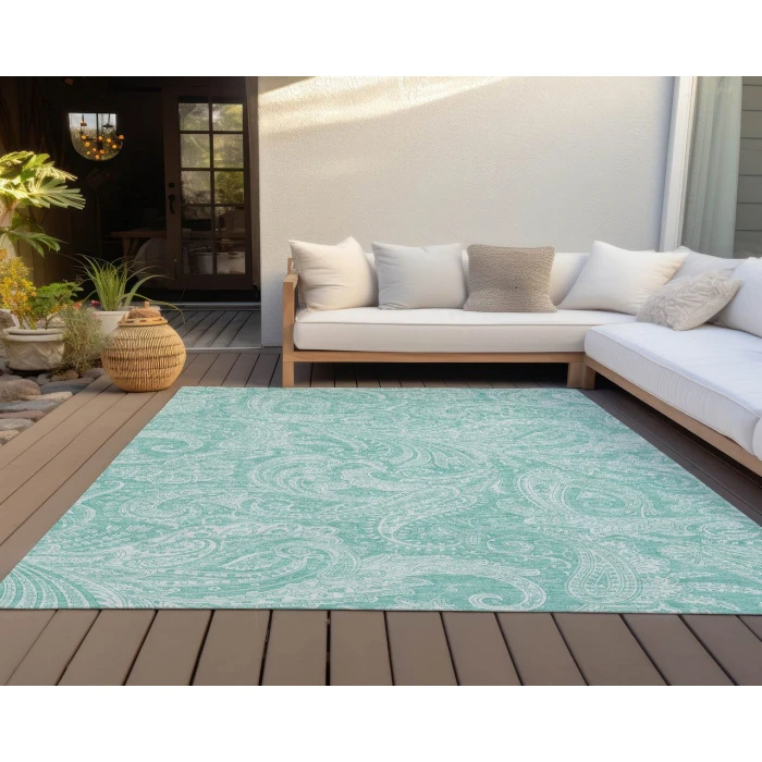 Chantille ACN654 Teal 9' x 12' Rug