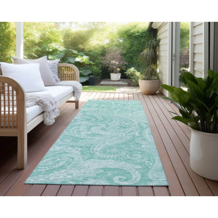 Chantille ACN654 Teal 2'3" x 7'6" Rug