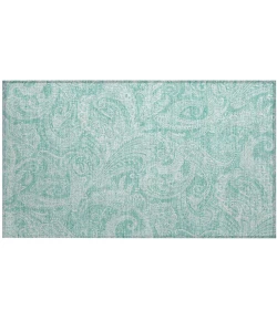 Addison Chantille ACN654 Teal 1 ft. 8 in. x 2 ft. 6 in. Rectangle Rug