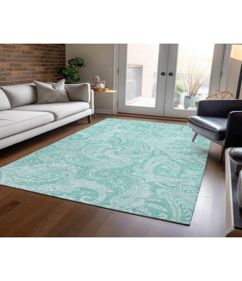 Chantille ACN654 Teal 5' x 7'6" Rug