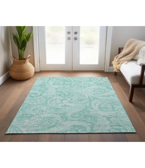 Chantille ACN654 Teal 5' x 7'6" Rug