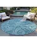 Chantille ACN654 Turquoise 8' x 8' Rug