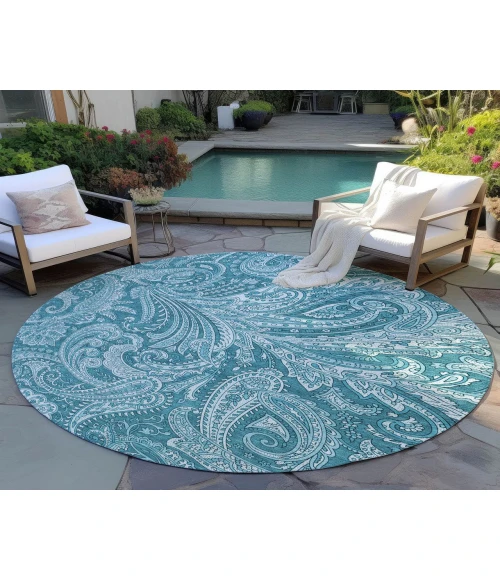 Chantille ACN654 Turquoise 8' x 8' Rug