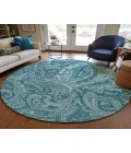 Chantille ACN654 Turquoise 8' x 8' Rug