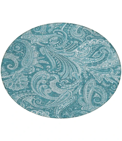 Chantille ACN654 Turquoise 8' x 8' Rug