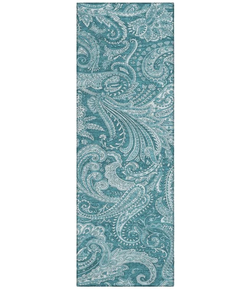 Chantille ACN654 Turquoise 2'3" x 7'6" Rug