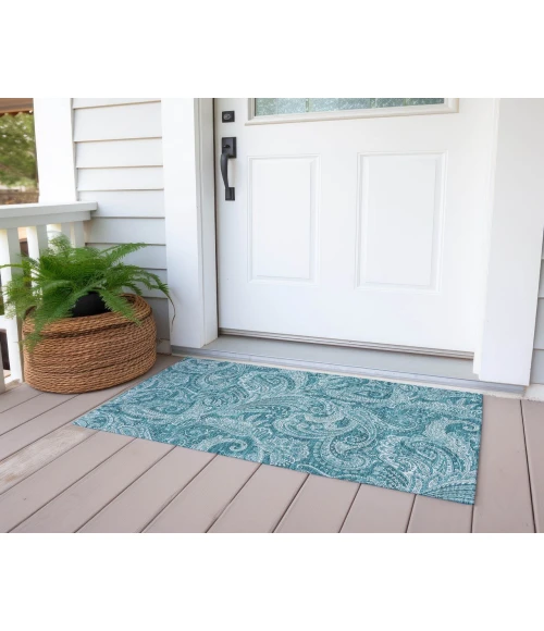 Chantille ACN654 Turquoise 1'8" x 2'6" Rug