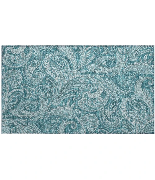 Chantille ACN654 Turquoise 1'8" x 2'6" Rug