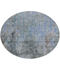 Addison Chantille ACN655 Gray 8 ft. x 8 ft. Round Rug