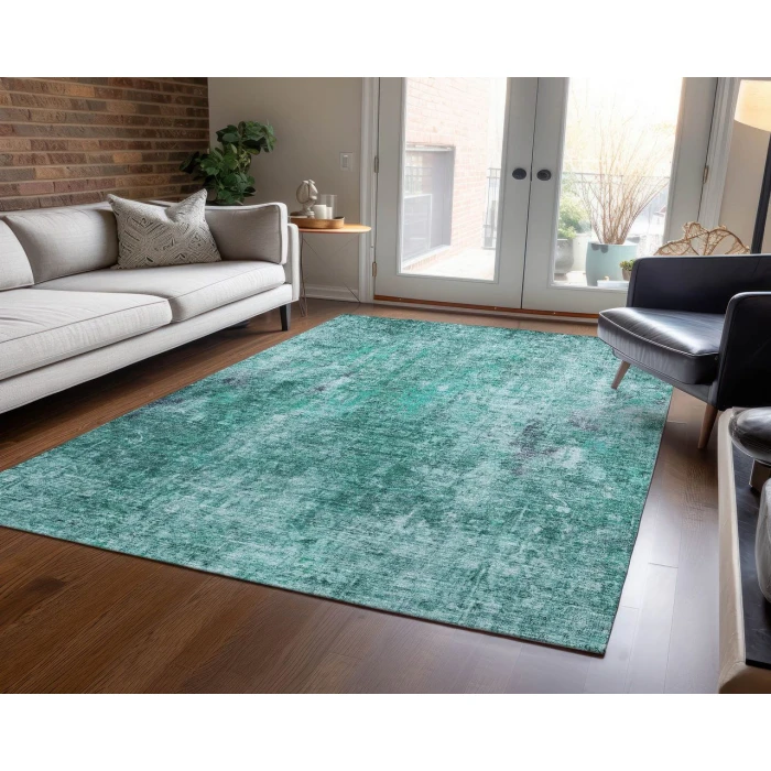 Chantille ACN655 Teal 9' x 12' Rug