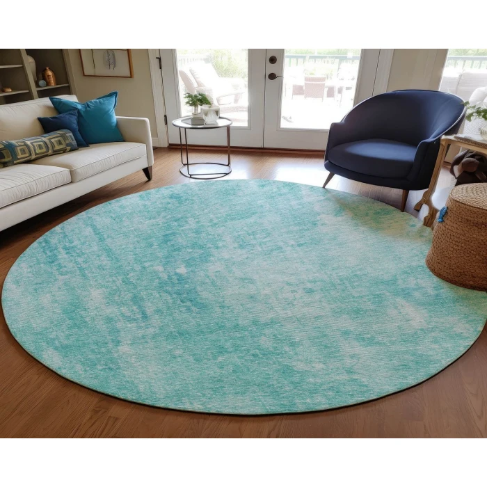 Chantille ACN656 Teal 8' x 8' Rug