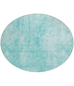 Addison Chantille ACN656 Teal 8 ft. x 8 ft. Round Rug