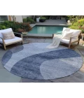 Chantille ACN657 Blue 8' x 8' Rug