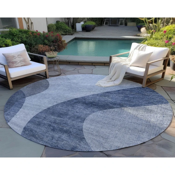 Chantille ACN657 Blue 8' x 8' Rug