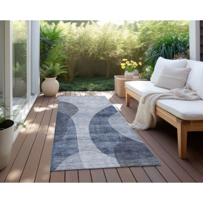 Chantille ACN657 Blue 2'3" x 7'6" Rug