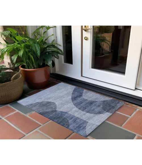 Chantille ACN657 Blue 1'8" x 2'6" Rug