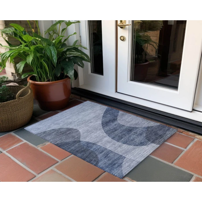 Chantille ACN657 Blue 1'8" x 2'6" Rug