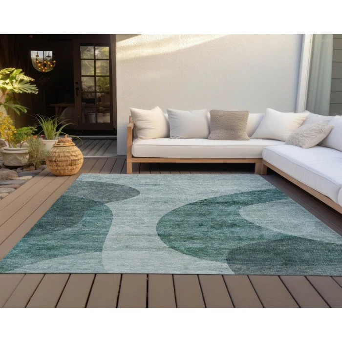 Chantille ACN657 Green 3' x 5' Rug