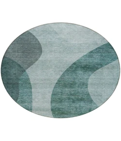 Addison Chantille ACN657 Green 8 ft. x 8 ft. Round Rug