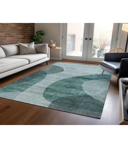 Chantille ACN657 Green 5' x 7'6" Rug