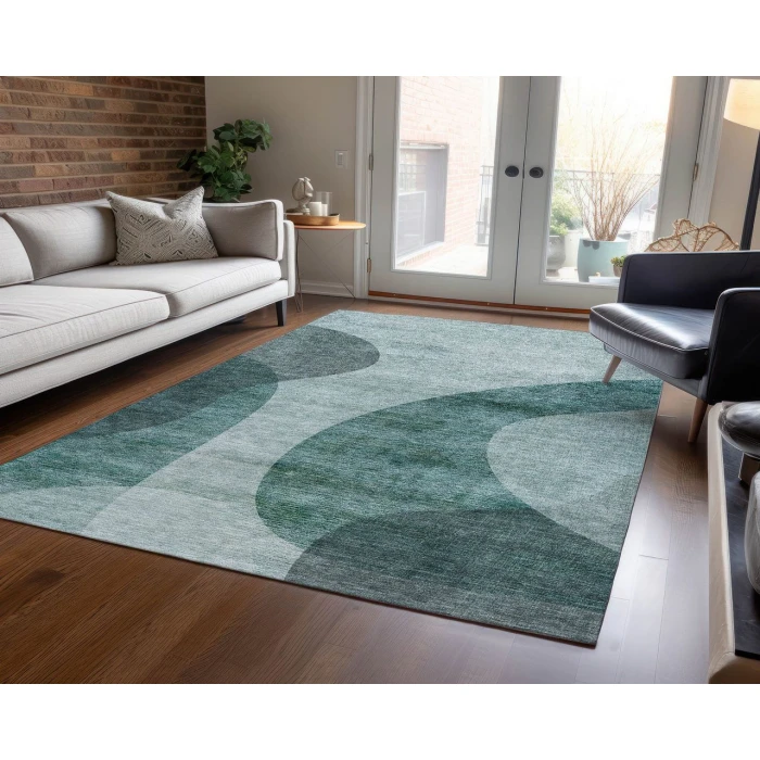 Chantille ACN657 Green 3' x 5' Rug