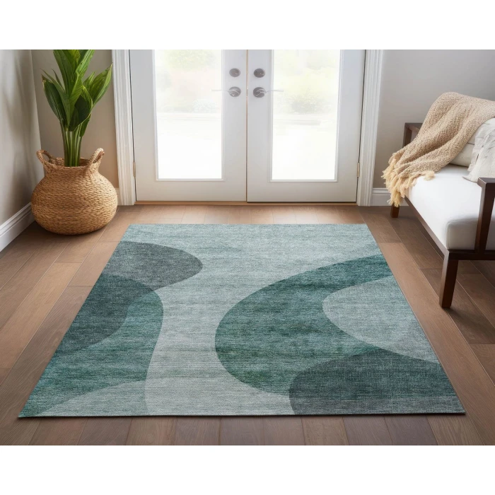 Chantille ACN657 Green 3' x 5' Rug