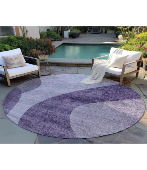Chantille ACN657 Purple 8' x 8' Rug