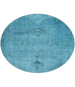Addison Chantille ACN658 Blue 8 ft. x 8 ft. Round Rug
