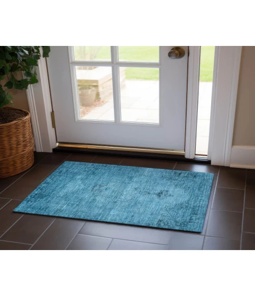 Chantille ACN658 Blue 1'8" x 2'6" Rug