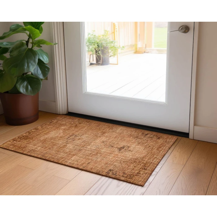 Chantille ACN658 Copper 1'8" x 2'6" Rug