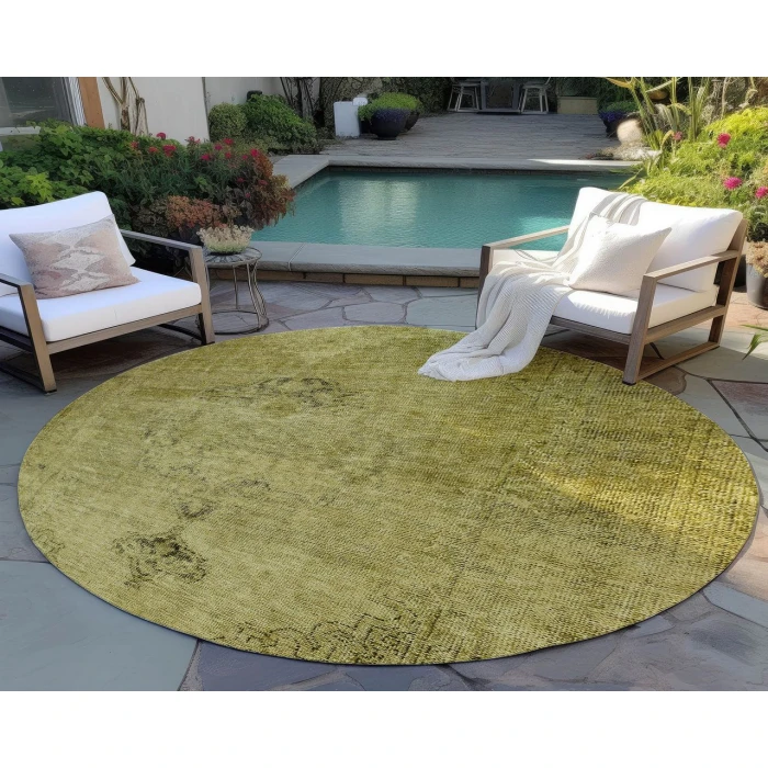Chantille ACN658 Gold 8' x 8' Rug