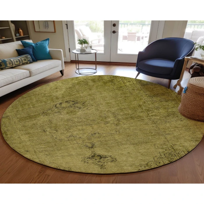 Chantille ACN658 Gold 8' x 8' Rug