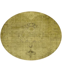 Addison Chantille ACN658 Gold 8 ft. x 8 ft. Round Rug