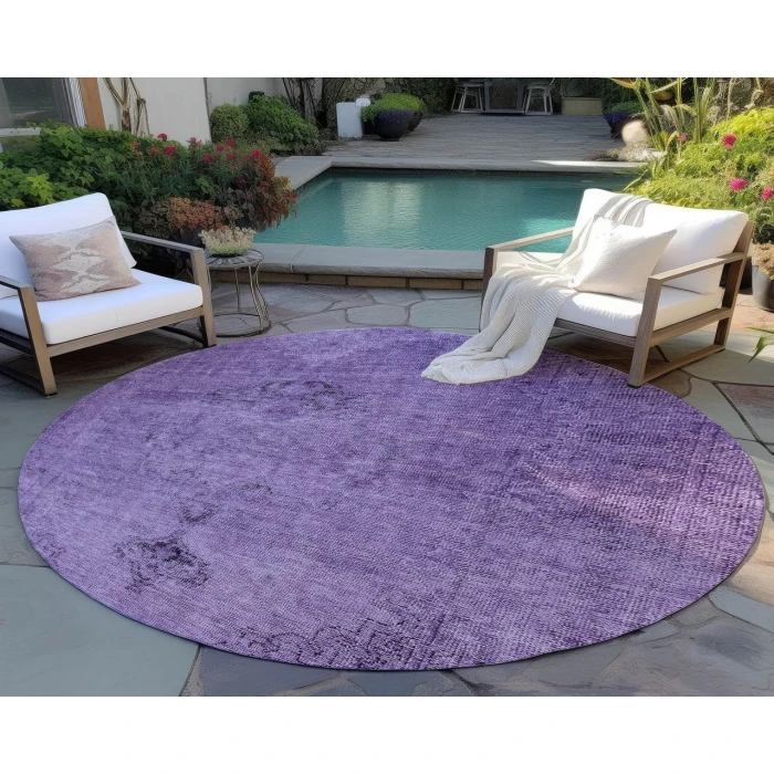 Chantille ACN658 Purple 8' x 8' Rug