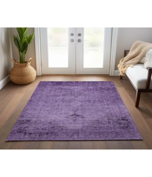 Chantille ACN658 Purple 3' x 5' Rug