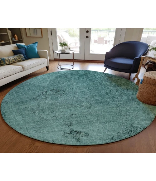 Chantille ACN658 Teal 8' x 8' Rug