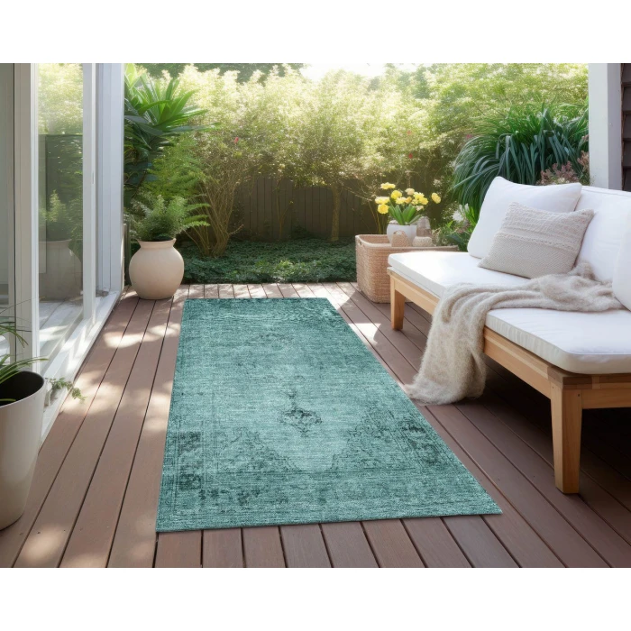 Chantille ACN658 Teal 2'3" x 7'6" Rug