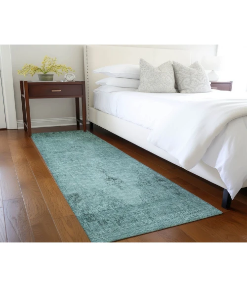 Chantille ACN658 Teal 2'3" x 7'6" Rug