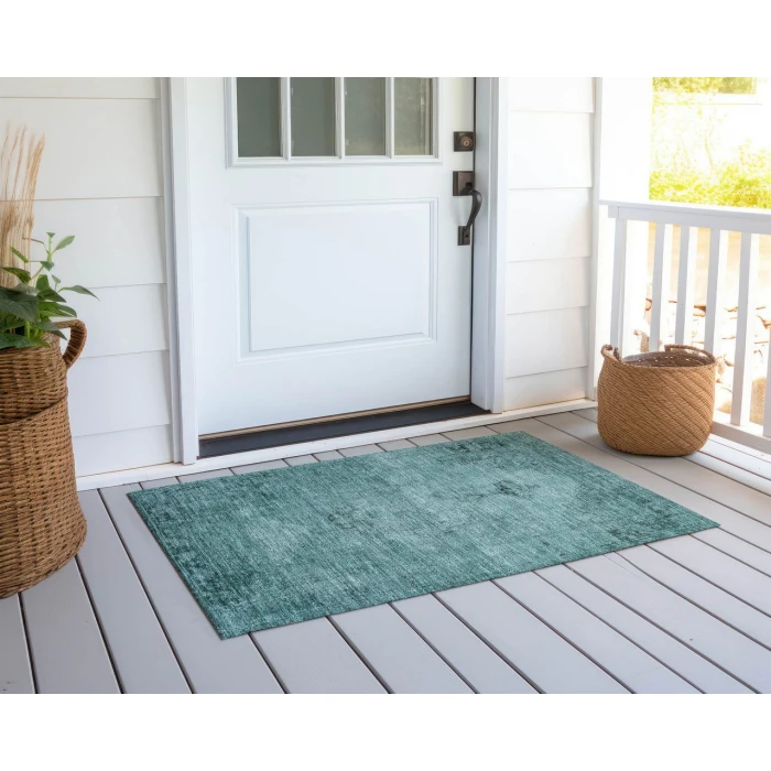 Chantille ACN658 Teal 1'8" x 2'6" Rug