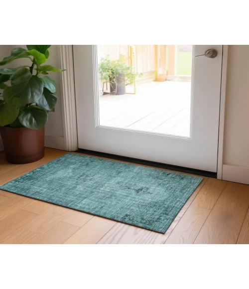 Chantille ACN658 Teal 1'8" x 2'6" Rug