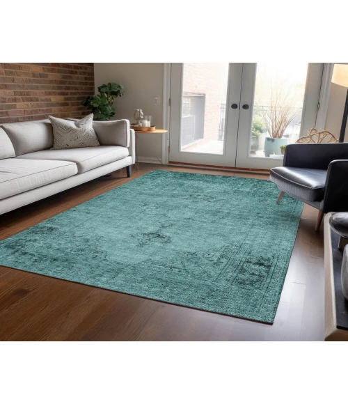 Chantille ACN658 Teal 3' x 5' Rug